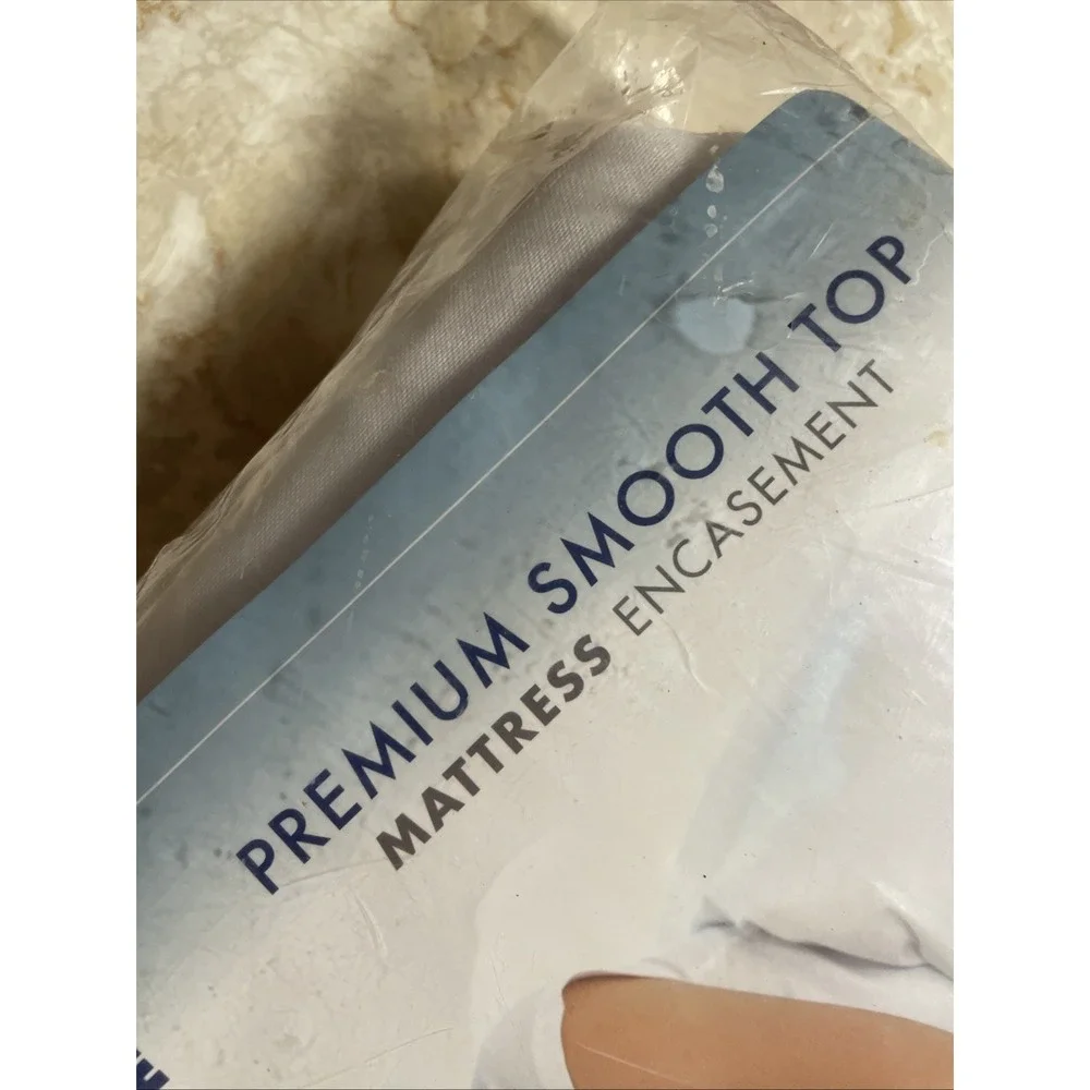 NIP Queen Mattress Cover Encasement PREMIUM Smooth Top Noctova Sleep